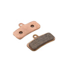 Two brake pads on a white background