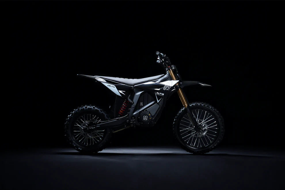 Delta Motorcycle on a black background