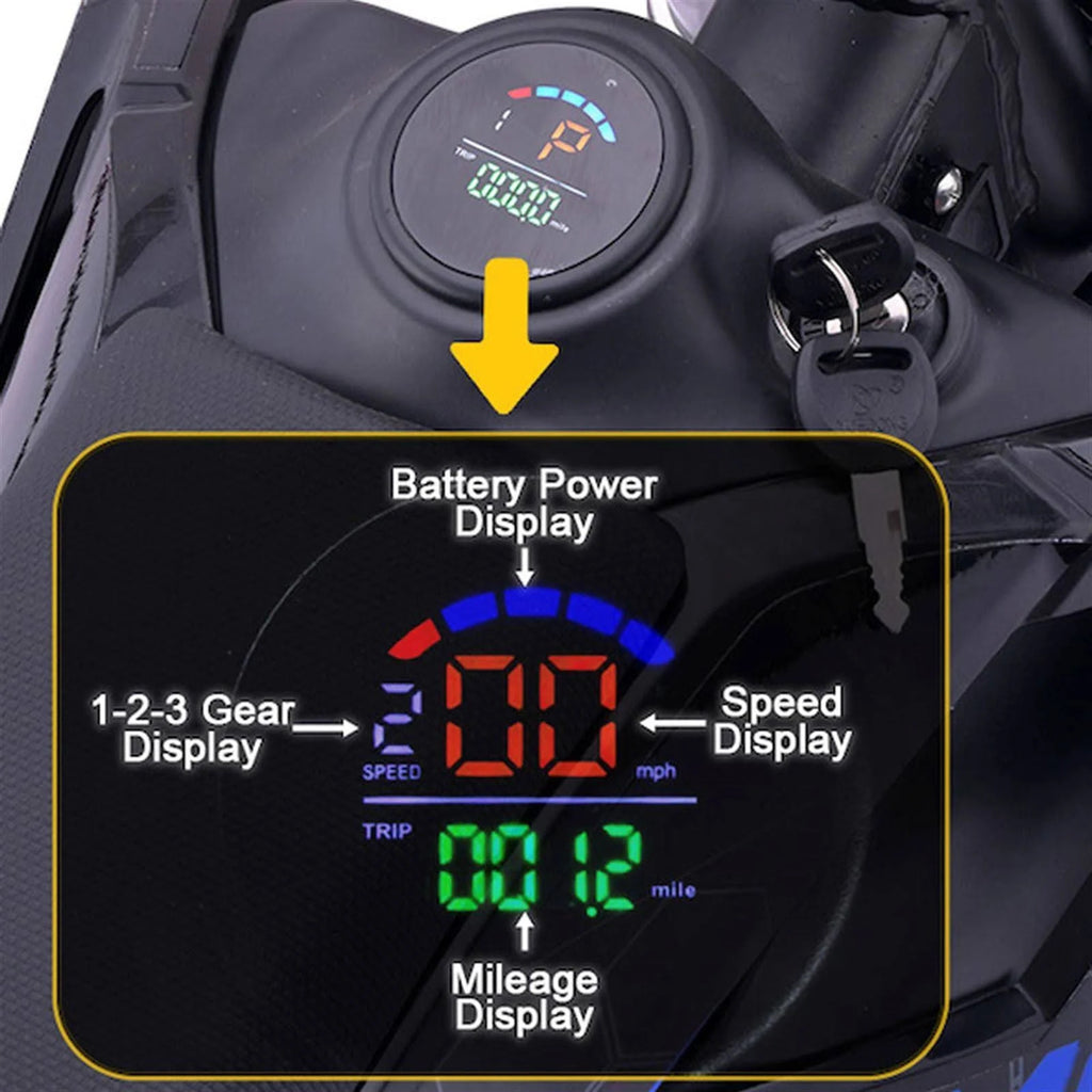 MotoTec 72v 5000w Pro Electric Dirt Bike