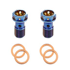 M10 x 1.00 Titanium Banjo Bolt – Grade 5 ( 2 pack )