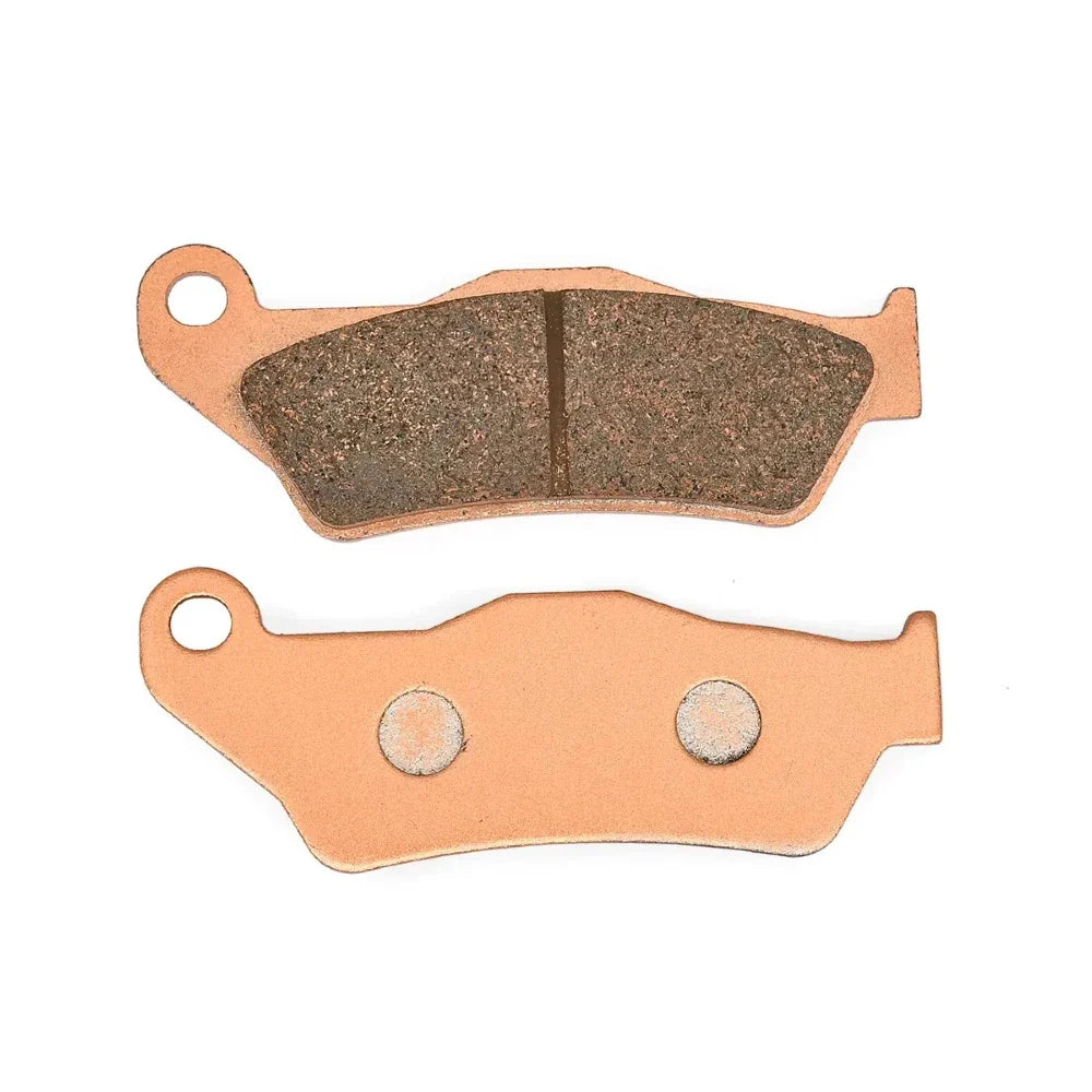 Two brake pads on a white background