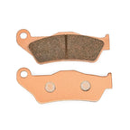 Two brake pads on a white background