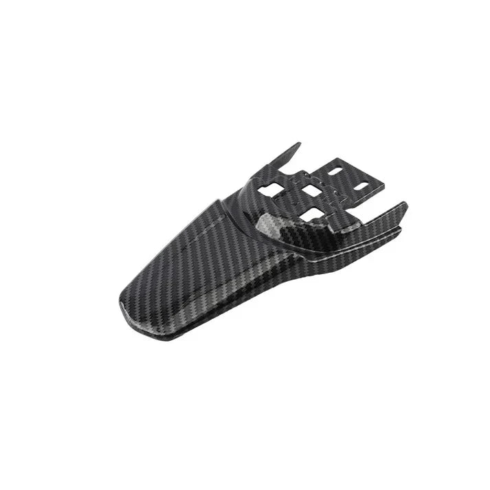 Carbon fiber e bike part on a white background