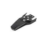 Carbon fiber e bike part on a white background